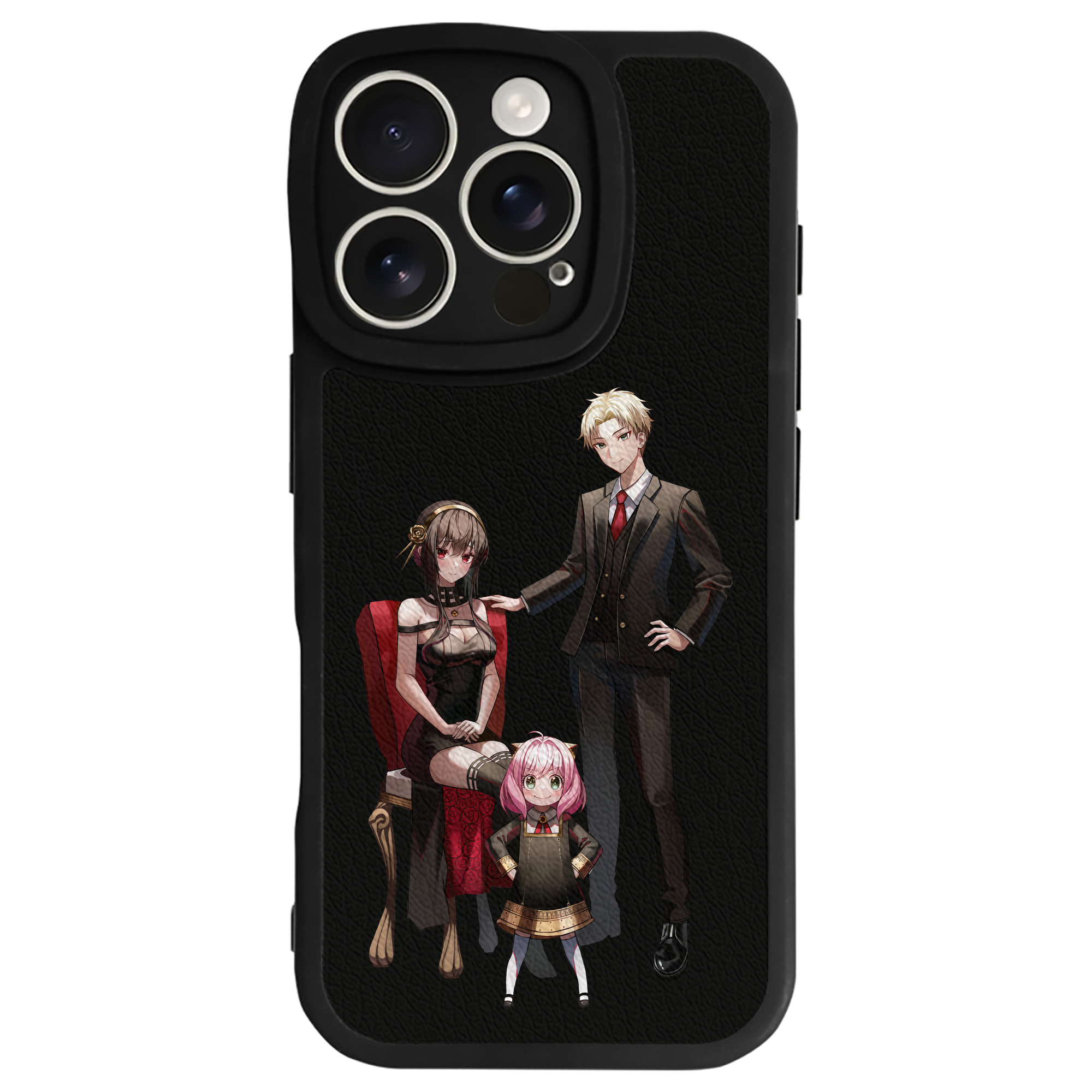 （画像用） SPY×FAMILY间谍家家酒 【iPhone 16シリーズ対応】シリコンスマホケース（レザー調） 材質：シリコン